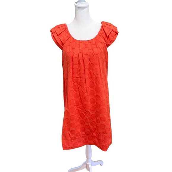 Rabbit Rabbit Rabbit Designs coral floral dress size 10 - Picture 1 of 4